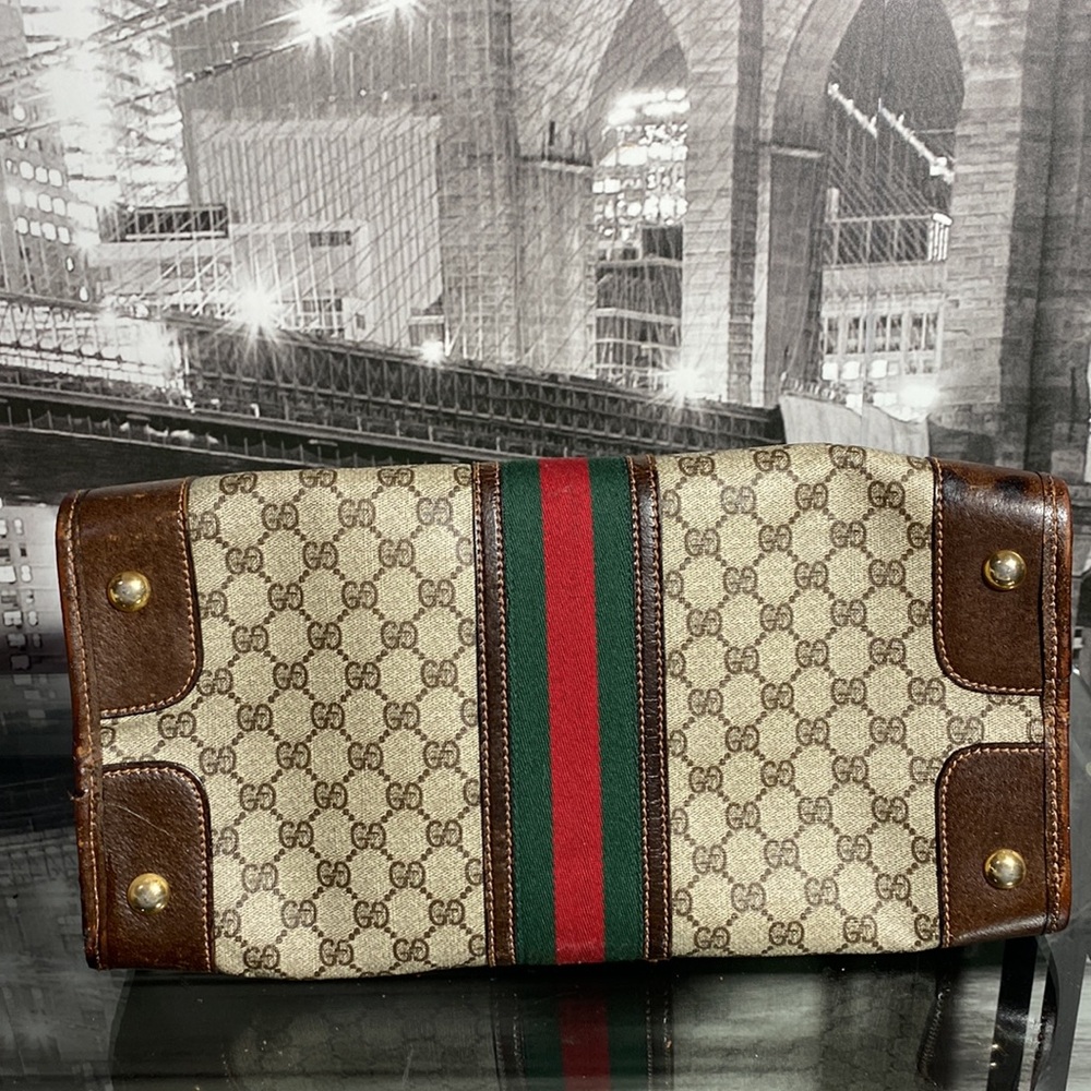Authentic Vintage Gucci Sherry Line Boston Bag - Picture 11 of 17